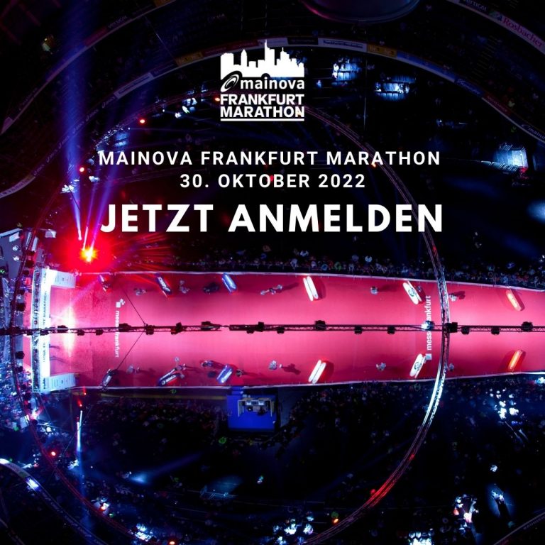 Anmeldung 2022 Mainova Frankfurt Marathon